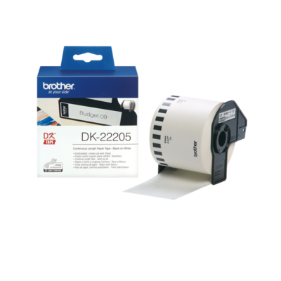TAPE (เทปกระดาษต่อเนื่อง) BROTHER DK-22205 CONTINUOUS PAPER LABEL ROLL