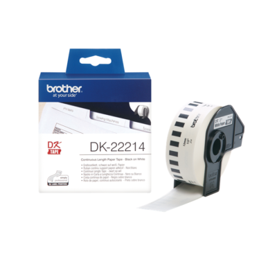 TAPE (เทปกระดาษต่อเนื่อง) Brother DK-22214 Continuous Paper Label Roll