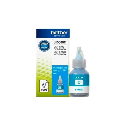 INK REFILL BROTHER (หมึกสำหรับเครื่องพิมพ์) BT-5000C FOR DCP-T300/T500W (CYAN)