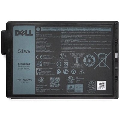 Dell 3-cell 51 Wh Lithium Ion Replacement Battery for Select Laptops