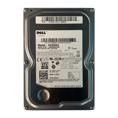 YY125 Dell 250-GB 7.2K 3.5 SATA HDD