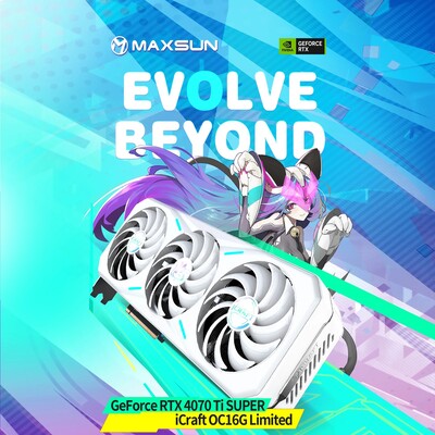 MAXSUN GeForce RTX 4070 Ti SUPER iCraft OC 16G