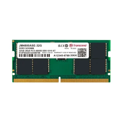 TRANSCEND 32GB JM DDR5 4800 SO-DIMM 2RX8 1.1V