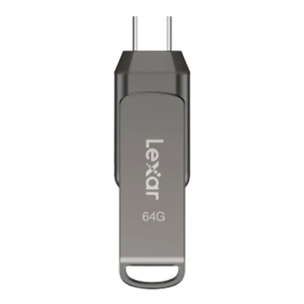64 GB FLASH DRIVE (แฟลชไดร์ฟ) LEXAR DUAL DRIVE D400 USB 3.1 TYPE-C