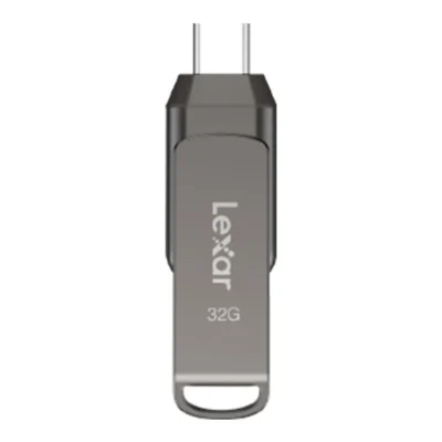 32 GB FLASH DRIVE (แฟลชไดร์ฟ) LEXAR DUAL DRIVE D400 USB 3.1 TYPE-C
