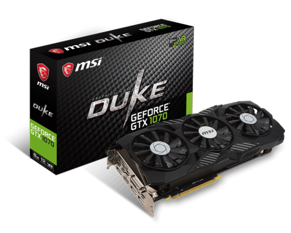 MSI GTX1070 DUKE 8G OC