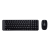 KEYBOARD & MOUSE LOGITECH MK220 WIRELESS (BLACK)
