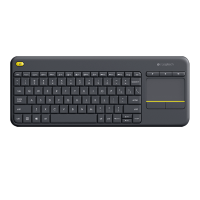 LOGITECH K400 PLUS (BLACK) WIRELESS TOUCH PAD