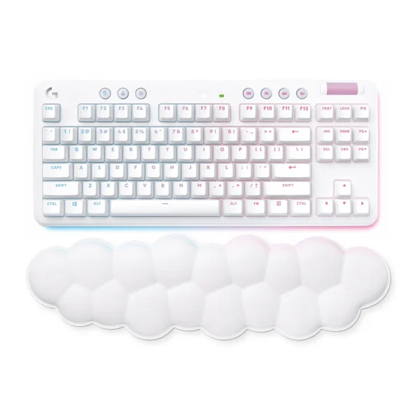 LOGITECH G G715 WIRELESS (WHITE MIST) (LOGITECH GX BROWN)