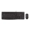 LOGITECH MK120 CORDED KEYBOARD AND MOUSE COMBO (BLACK)