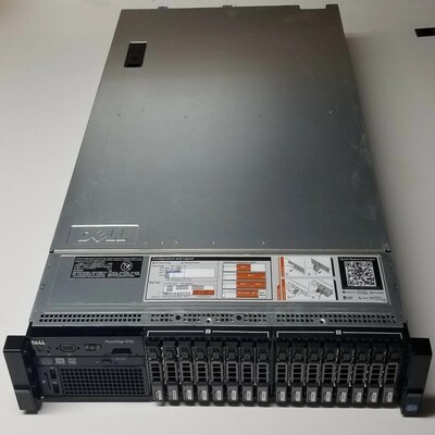 Dell r720 2cpu 64gb 20cores รองรับ hdd 16 ลูก