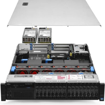 Dell r720 server 2cpu 64gb 20cores 2.5 16 unit