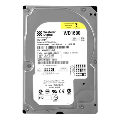 HDD IDE 3.5 Western Digital 160GB