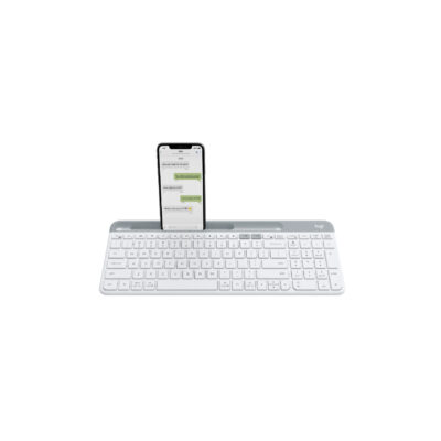 Logitech K580 Slim Multi-Device Wireless Keyboard (White)