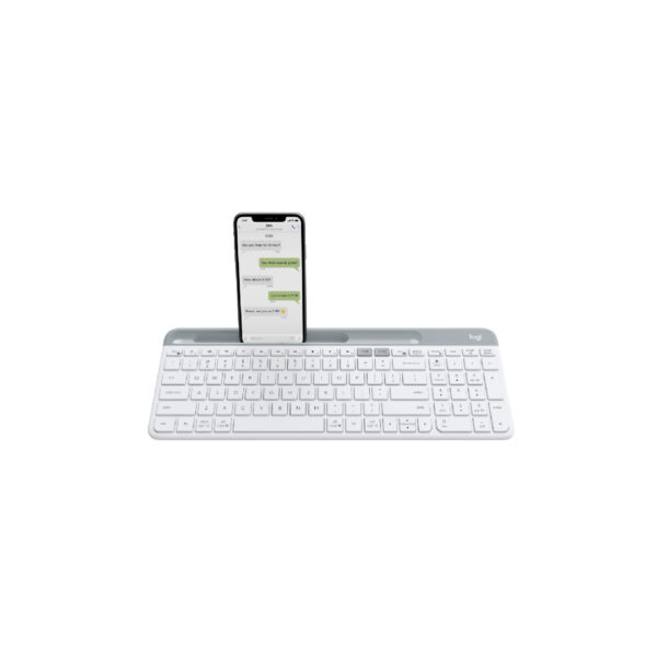 Logitech K580 Slim Multi-Device Wireless Keyboard (White)