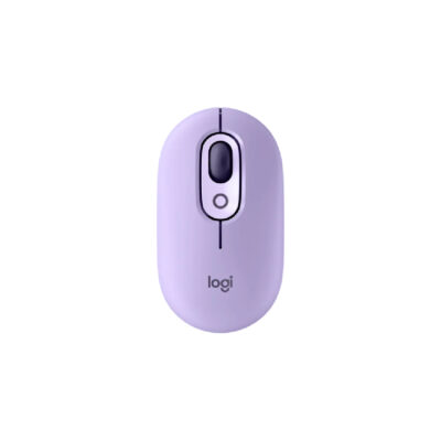 Logitech POP Mouse with emoji (Lavender)