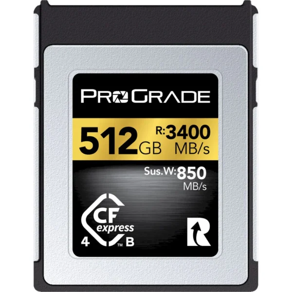 ProGrade Digital 512GB CFexpress 4.0 Gold
