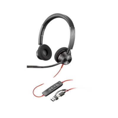 Poly Blackwire 3320 Microsoft Teams Stereo USB-C/A