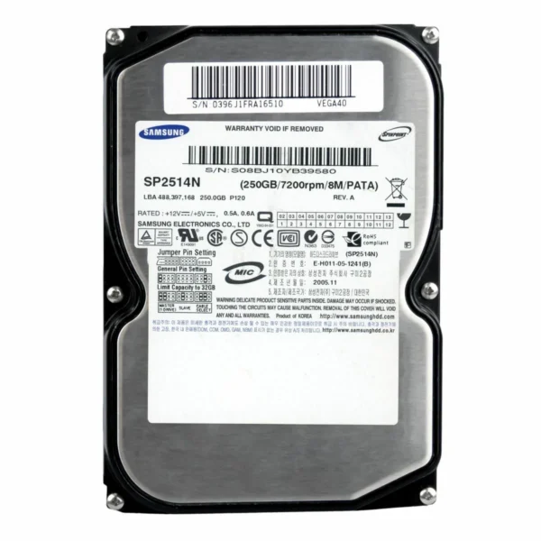 Samsung 250GB 7200 RPM IDE 3.5"