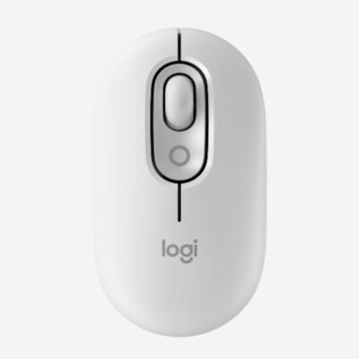 LOGITECH POP MOUSE WITH EMOJI - OFF WHITE