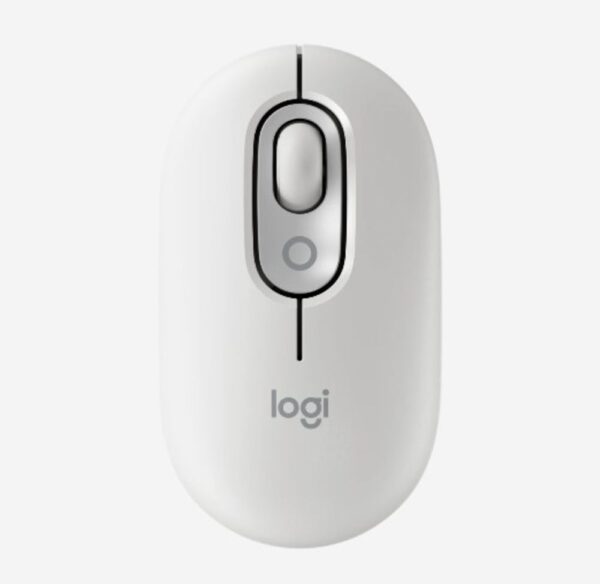 LOGITECH POP MOUSE WITH EMOJI - OFF WHITE