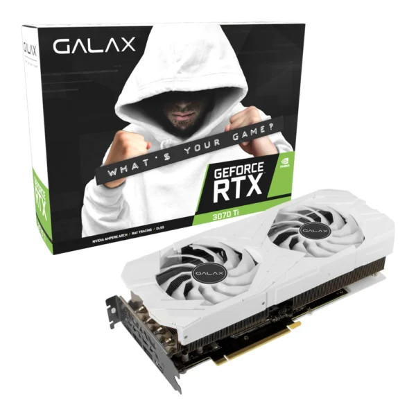 GALAX GEFORCE RTX 3070 TI EX (WHITE) (1-CLICK OC) - 8GB GDDR6X