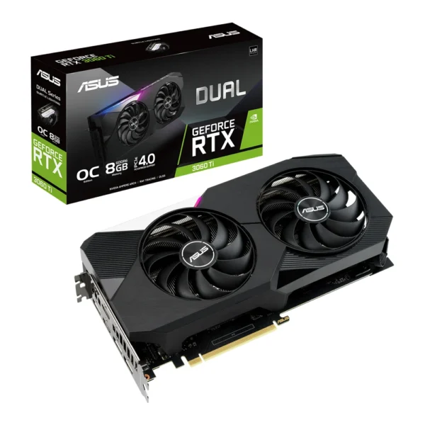 ASUS DUAL RTX3060TI O8G V2 - 8GB GDDR6