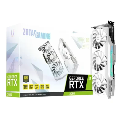 ZOTAC RTX3080 TRINITY OC (WHITE EDITION) LHR 10GB GDDR6X