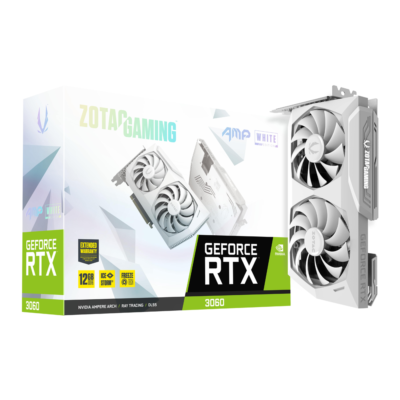 ZOTAC GAMING GEFORCE RTX 3060 AMP (WHITE EDITION) - 12GB GDDR6
