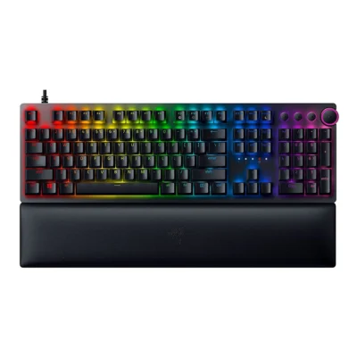 KEYBOARD RAZER HUNTSMAN V2 (BLACK) (RAZER CLICKY OPTICAL SWITCH - RAZER CHROMA RGB - EN)