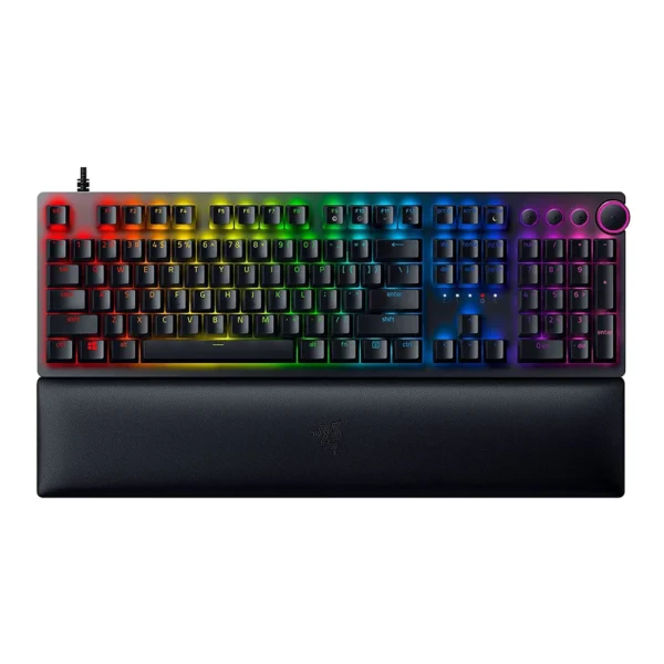 KEYBOARD RAZER HUNTSMAN V2 (BLACK) (RAZER CLICKY OPTICAL SWITCH - RAZER CHROMA RGB - EN)