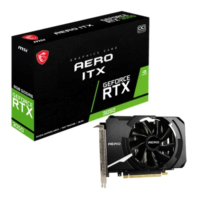 MSI GEFORCE RTX 3050 AERO ITX 8G OC - 8GB GDDR6