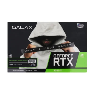 GALAX GEFORCE RTX 3060 TI EX WHITE LHR (1-CLICK OC FEATURE) - 8GB GDDR6