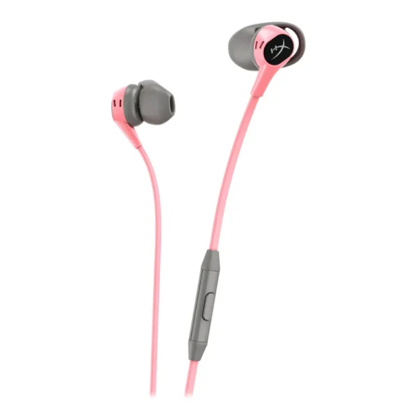 EARPHONES HYPERX CLOUD EARBUDS GAMING EARPHONES WITH MIC (PINK)