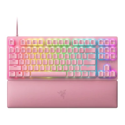 KEYBOARD RAZER HUNTSMAN V2 TENKEYLESS - QUARTZ (PINK) (RAZER LINEAR OPTICAL SWITCH - RGB LED - EN)