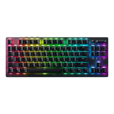 WIRELESS KEYBOARD RAZER DEATHSTALKER V2 PRO TENKEYLESS (BLACK) (RAZER LINEAR LOW-PROFILE OPTICAL SWITCH - RAZER CHROMA RGB - EN)