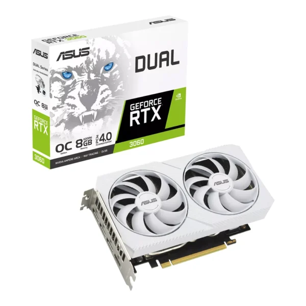 ASUS DUAL GEFORCE RTX 3060 WHITE OC EDITION 8GB GDDR6
