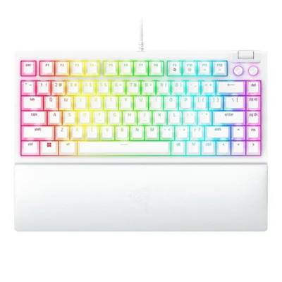RAZER BLACKWIDOW V4 75% RAZER ORANGE SWITCH RAZER CHROMA RGB EN - WHITE