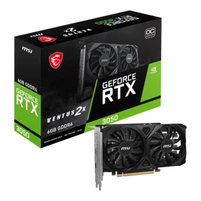 MSI GEFORCE RTX 3050 VENTUS 2X E 6G OC - 6GB GDDR6