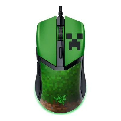 MOUSE RAZER COBRA MINECRAFT EDITION - GREEN-BLACK