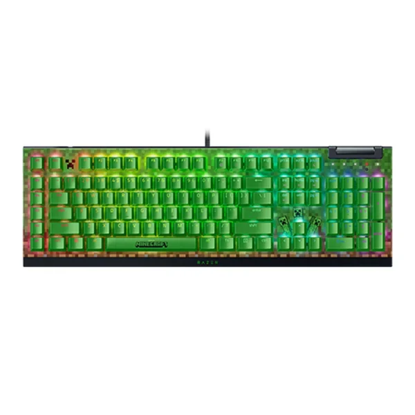 RAZER BLACKWIDOW V4 X MINECRAFT EDITION RAZER GREEN SWITCH CHROMA RGB EN