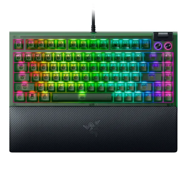 RAZER BLACKWIDOW V4 75% RAZER ORANGE SWITCH RAZER CHROMA RGB EN