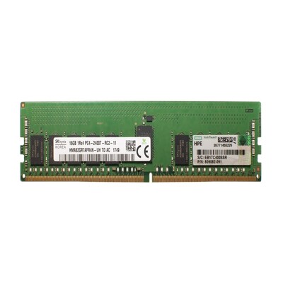 RAM HPE 16GB 1Rx4 PC4-19200T-R DDR4 RDIMM 2400MHz 809082-091