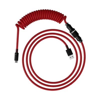 สายเคเบิลแบบเกลียว HyperX USB-C สีม่วงอ่อน
