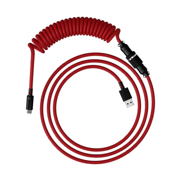 สายเคเบิลแบบเกลียว HyperX USB-C สีม่วงอ่อน