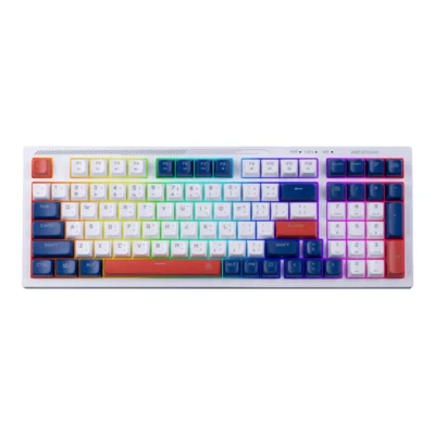 คีย์บอร์ด EGA TYPE K10 (WHITE-BLUE)