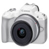 กล้องมิเรอร์เลส EOS R50 (RF-S18-45mm f/4.5-6.3 IS STM) (WH) (CNN-5812C015)
