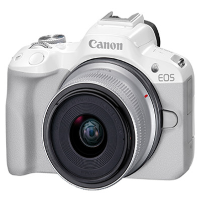 กล้องมิเรอร์เลส EOS R50 (RF-S18-45mm f/4.5-6.3 IS STM) (WH) (CNN-5812C015)