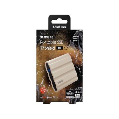 Samsung Portable SSD T7 Shield 1TB Beige (MU-PE1T0K/WW)