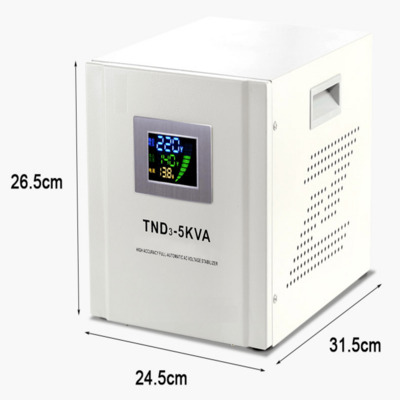 230/220V AC 5000W 5000VA Single Phase Servo Type Automatic Voltage Stabilizer